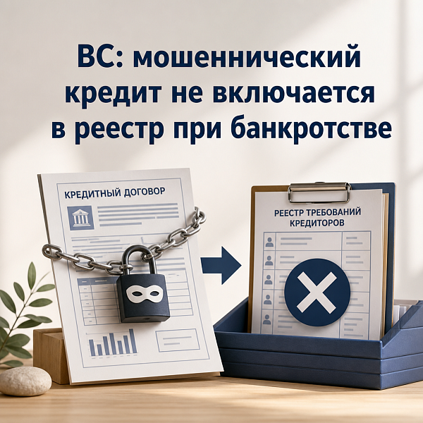 ВС: мошеннический кредит не включается в реестр при банкротстве