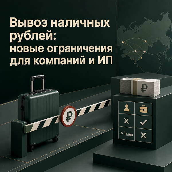 Вывоз наличных рублей: новые ограничения для компаний и ИП