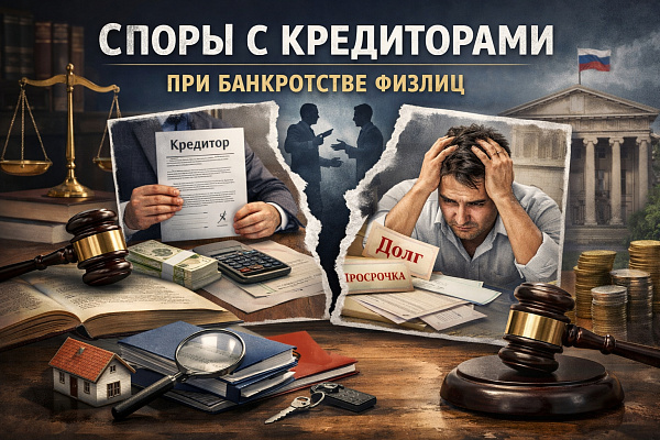 Споры с кредиторами в делах о банкротстве физических лиц: ключевые риски и правовые нюансы