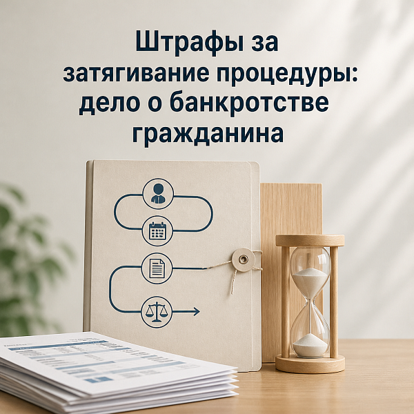 Штрафы за затягивание процедуры: дело о банкротстве гражданина